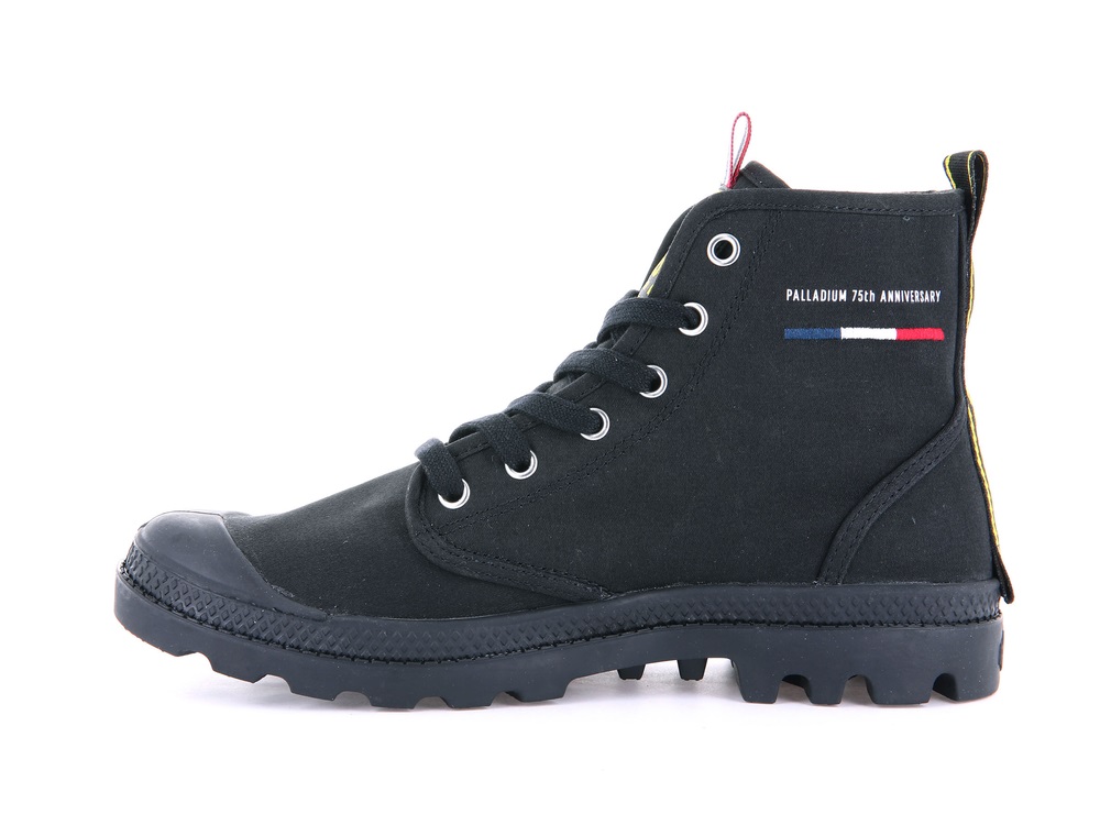 Botas Palladium PAMPA HI DARE 75TH Hombre Negras | Costa Rica-53468